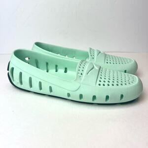 Floafers Women's Driving Loafers Boating Shoes Mint Green Sz 10
